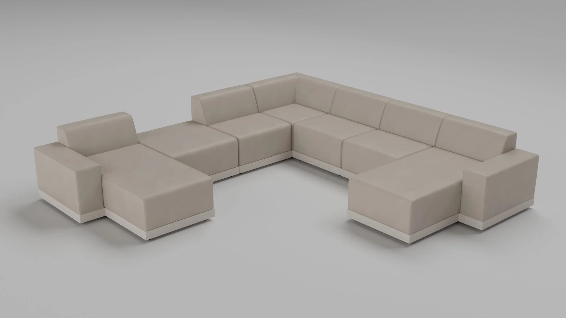 Commercial modular seating from the AL5 100 collection by Cria Furniture